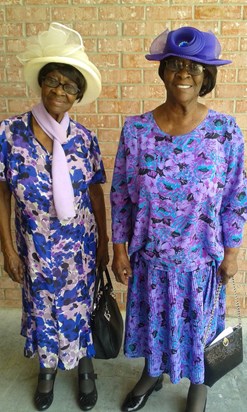 Mom and her sister Agnes