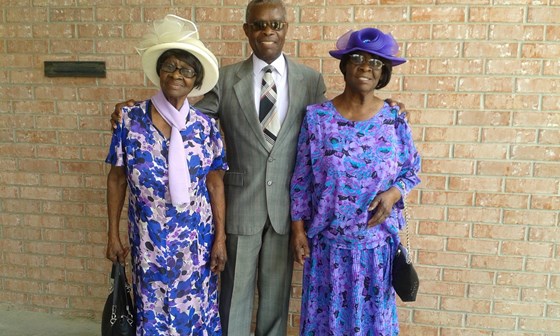 Mom, uncle Raymond and Aunt Agnes