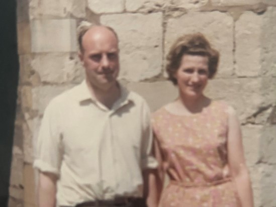 Mum and Dad in 1969 ( picture taken by Lorna)