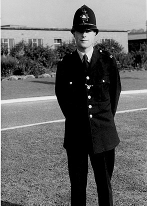 Peter joining Police in 1950