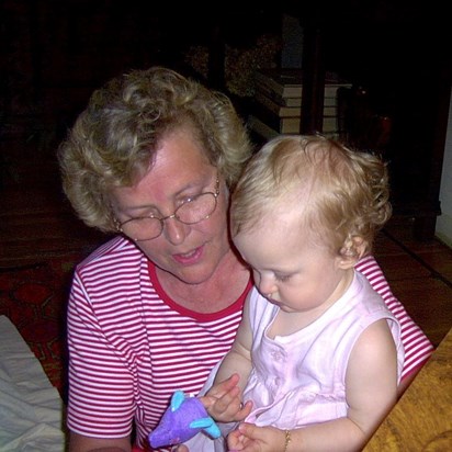 Isabelle with Grandma Diane