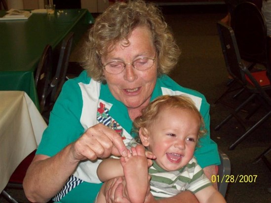 Dylan with Grandma Diane