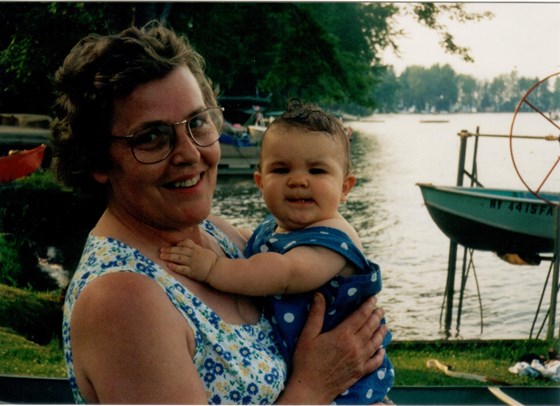 Grandma Diane with baby Caitlin