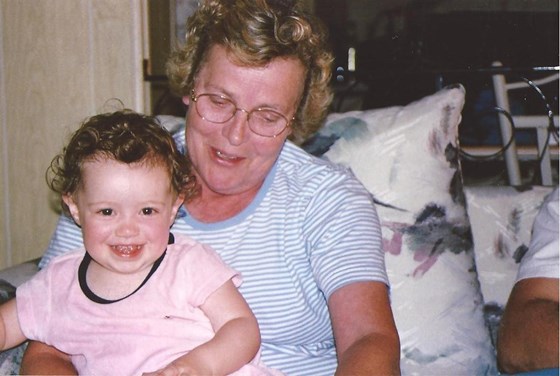 Baby Taylor with Grandma Diane