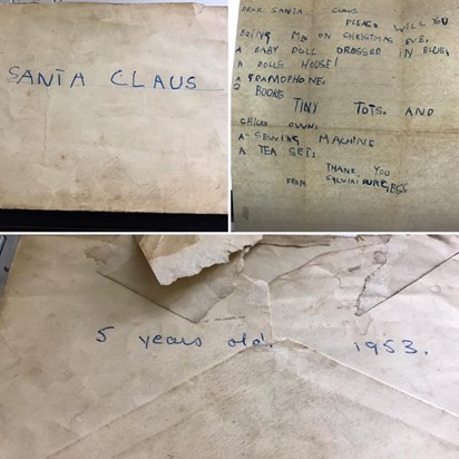 Letter to Santa (aged 5)