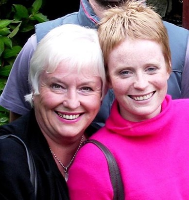 Gill and Helen in 2005