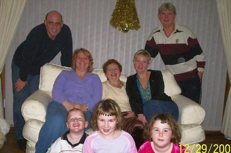 Irene with Brian, Jane, Claire, Holly, Abby, Ben and Claires Husband Phil