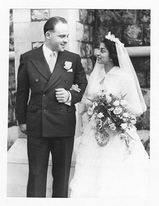Wedding day 1956