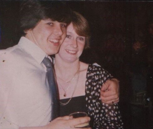 At our engagement party 1980. Happy times.