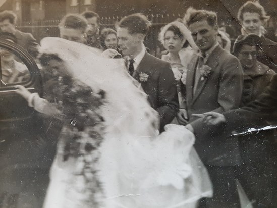 The wedding December 18th 1954