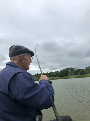 Roy loved his fishing 