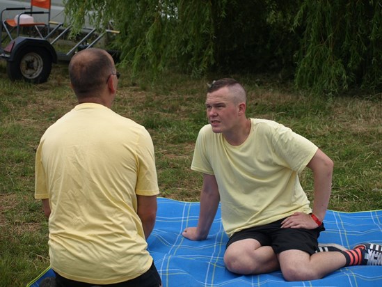 Relaxing at Mallory 2013