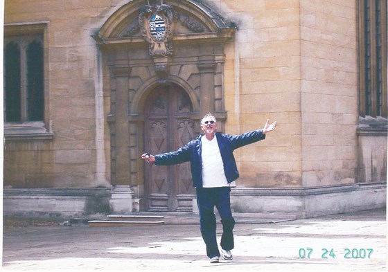 Loving life. Visiting the Bodleian.