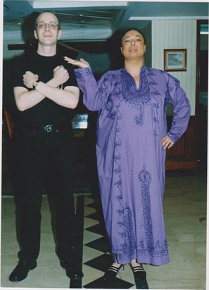 Trine og mig i egypten 2004