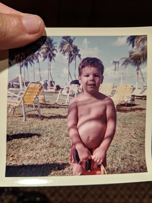 Marc in Puerto Rico as a child