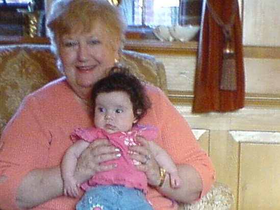 Susan and baby Granddaughter, Darina, 2006.