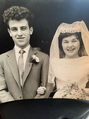 My amazing mum and dad on the most happiest day of their lives ??????