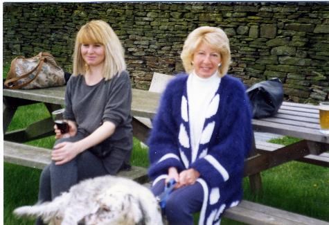 A nice picture of Shirley with our Lovely Daughter Mandy  with Emma in the foreground.