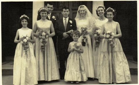 Sheila's Wedding Day 08/06/1957 to Patrick Corkery