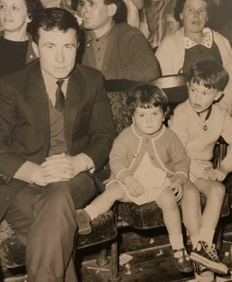 Dad with me and my brother (Butlins 1966)