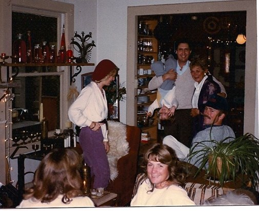 One of the many parties at Saratoga Avenue house