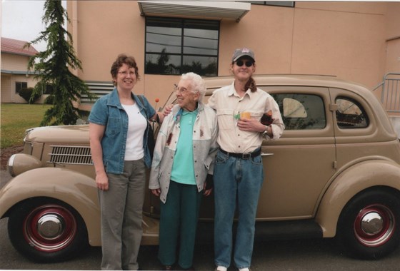 Brian Mom Becky at EBC car show 2009