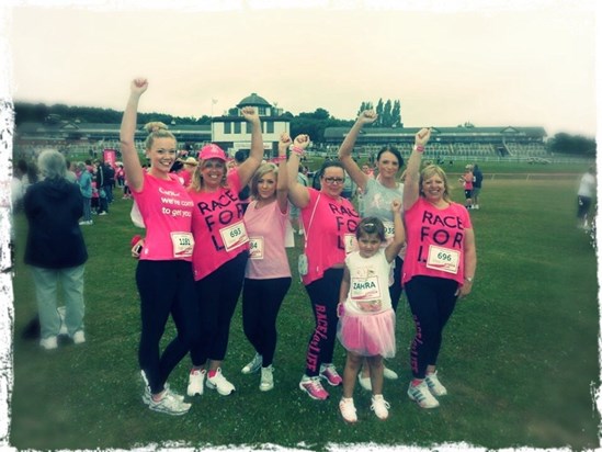 Race for life 2013.....raised £1,000