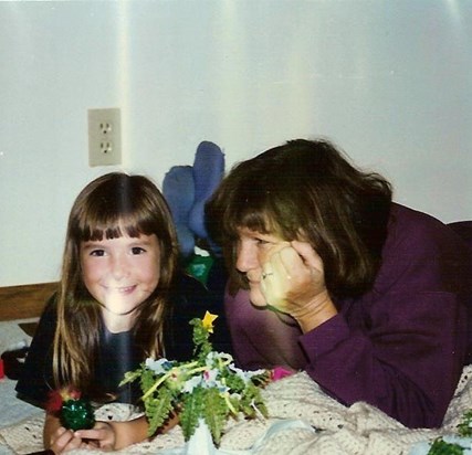 Amanda & Grandma Phyl (wish we had phone cameras back then :)