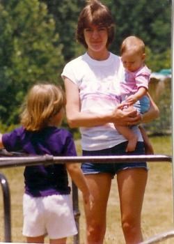 Tammy with Anissa and Monica 1986