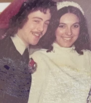 Wedding day 31st March 1973