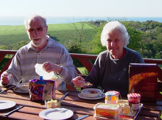 With BJ and Judith in Cornwall 2006