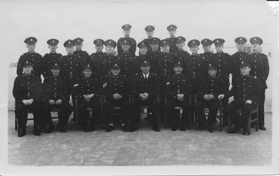 Maurice, bottom left. British Palestine Police 1947 ish.