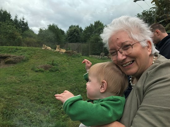 Granny Mary and Molly at Cotswold Wildlife Park