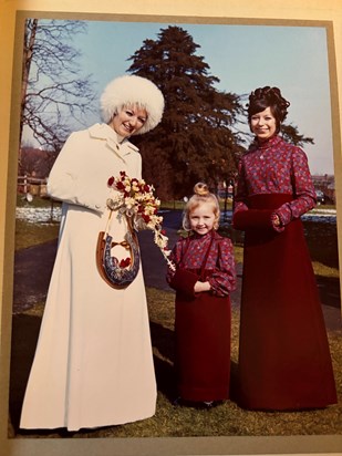 Mary on her wedding day