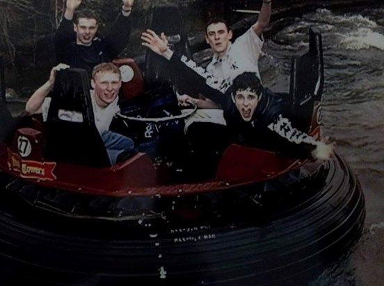 A random day we were supposed to be at college but decided to go to Alton Towers instead. This was also the members of our Go-Karting team, we called ourselves The Professionals. Some of the best times Go-Karting with these guys 