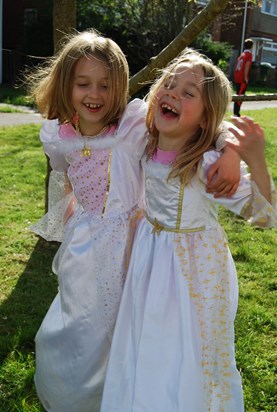 Ellame with Lily, full of mischief and always laughing