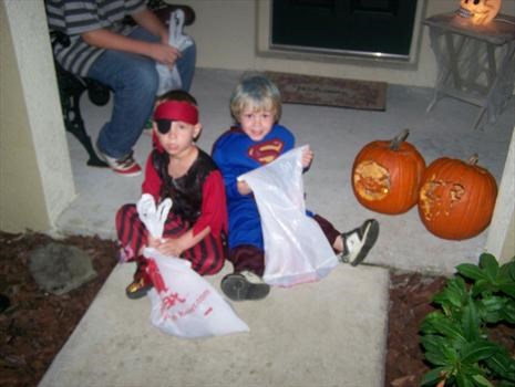 Cayden and Logan halloween