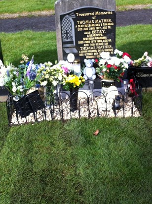 dads finished resting place.