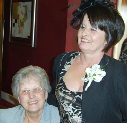 Proud Mummy and Nanny on the day Nigel and Julie got married x