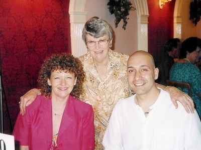 Rosemary with Frances & Sam at her 70th Birthday party.