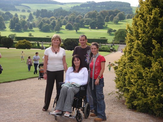 A day out at Chatsworth House. One of Marie's favourite places
