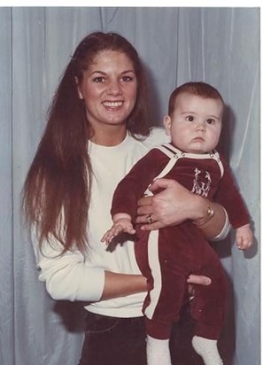 Marie and her baby Michael - 1981