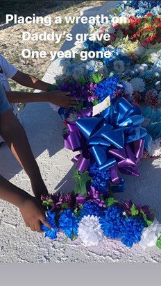 Wreath for daddy 