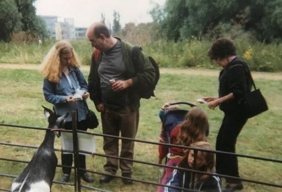 Paul with Cathy’s eldest daughter about 2000