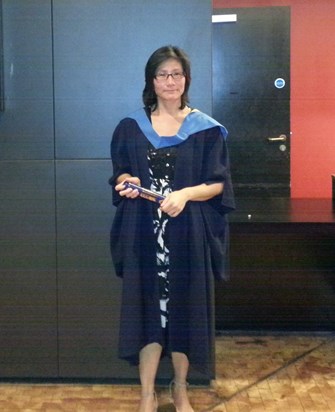 Ah Pa, I have graduated at last. Bachelor of Science (Honours) in Psychology