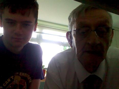 Me and Grandad :) August 2010