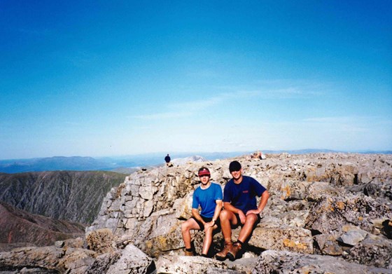 Andrew and Richard, Grampian Mountains August 1999