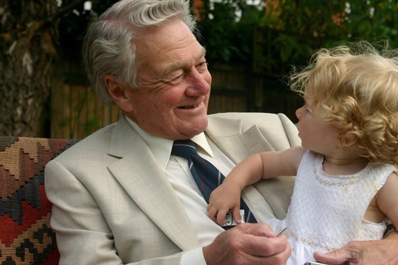 Brian & Freya at Freya's Christening, Southampton, 2009