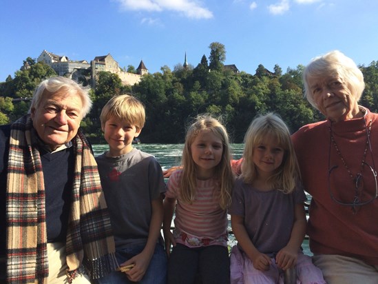 Brian, Ann, Sebastian, Freya & Tessa, Switzerland, 2014