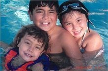 Jack always loved swimming with his sisters in Florida